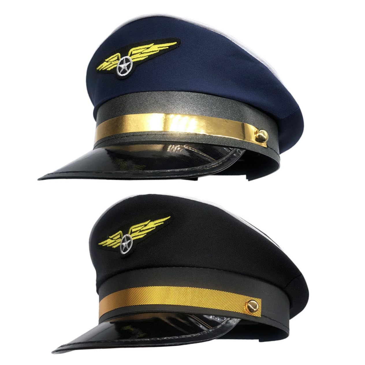 Healeved 10 Pezzi Cappello per Cosplay e Accessorio Costume Adatto per Feste Halloween Regolabile e Confortevole Blu