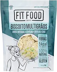 Fit Food Biscoito de Arroz Integral Multigrãos Pouch 90g