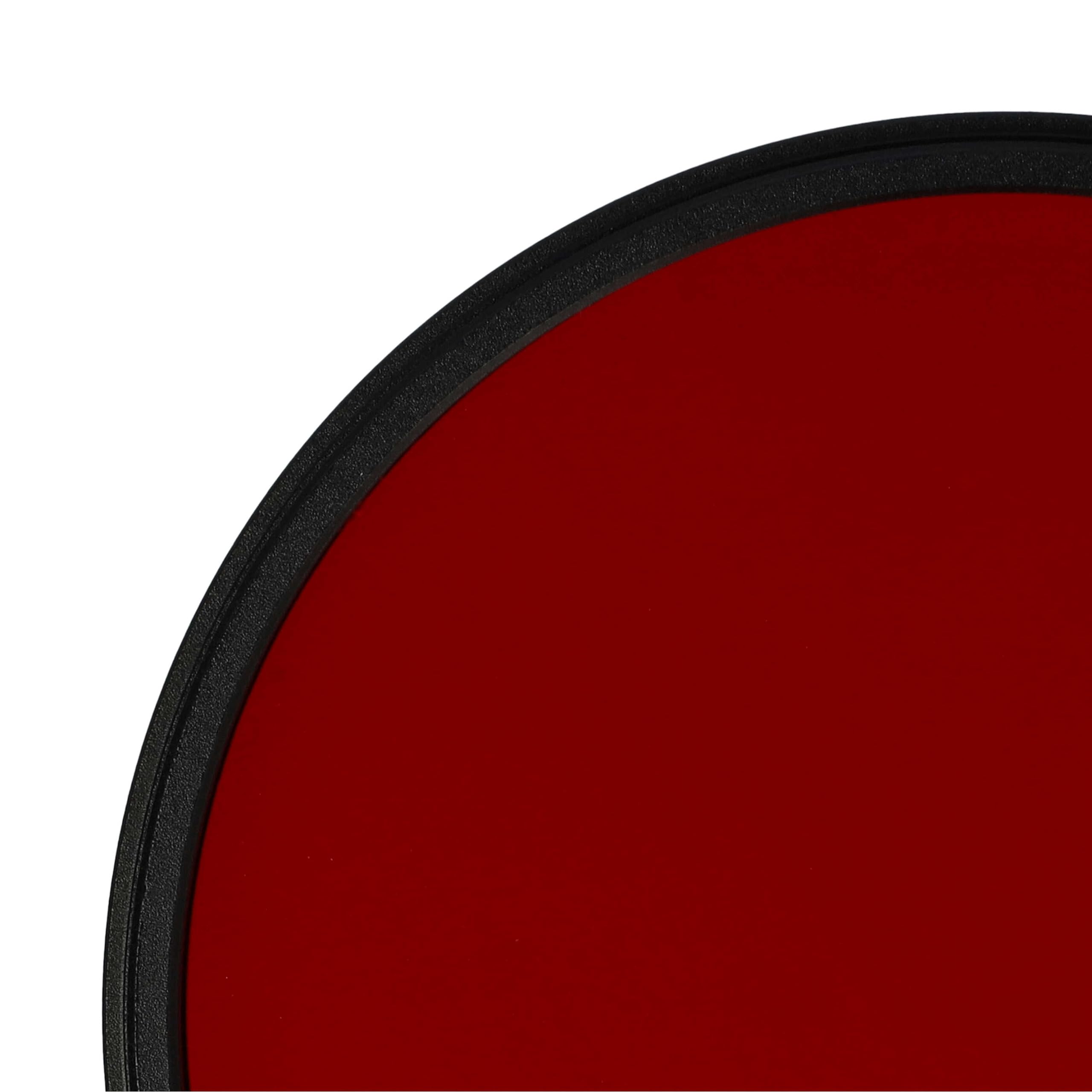 vhbw Universal Farbfilter rot für Kamera Objektive mit 77mm Filtergewinde | Rotfilter