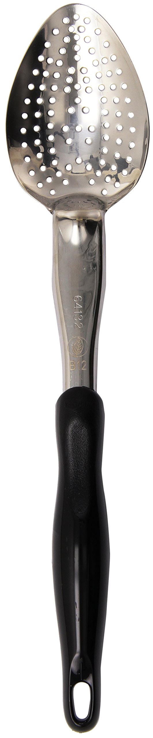 Vollrath (64132) 13-13/16" Heavy-Duty Stainless Steel Perforated Basting Spoon