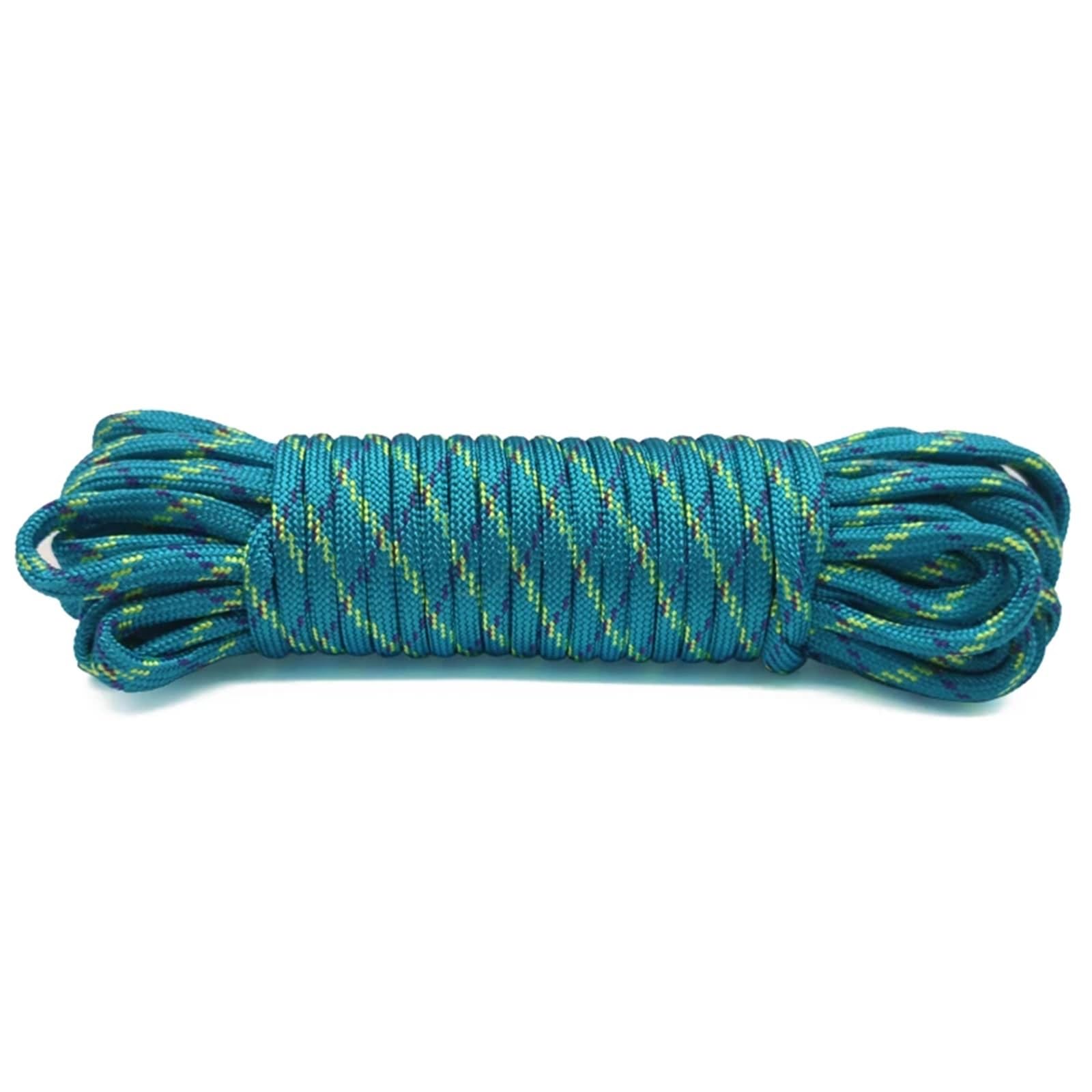 Paracord 7 Core 550lb Paracord 30m Dia.4mm Survival Parachute Rope Tent Accessories for DIY Making Lanyard Bracelet Dog Collar(No.082,30M)