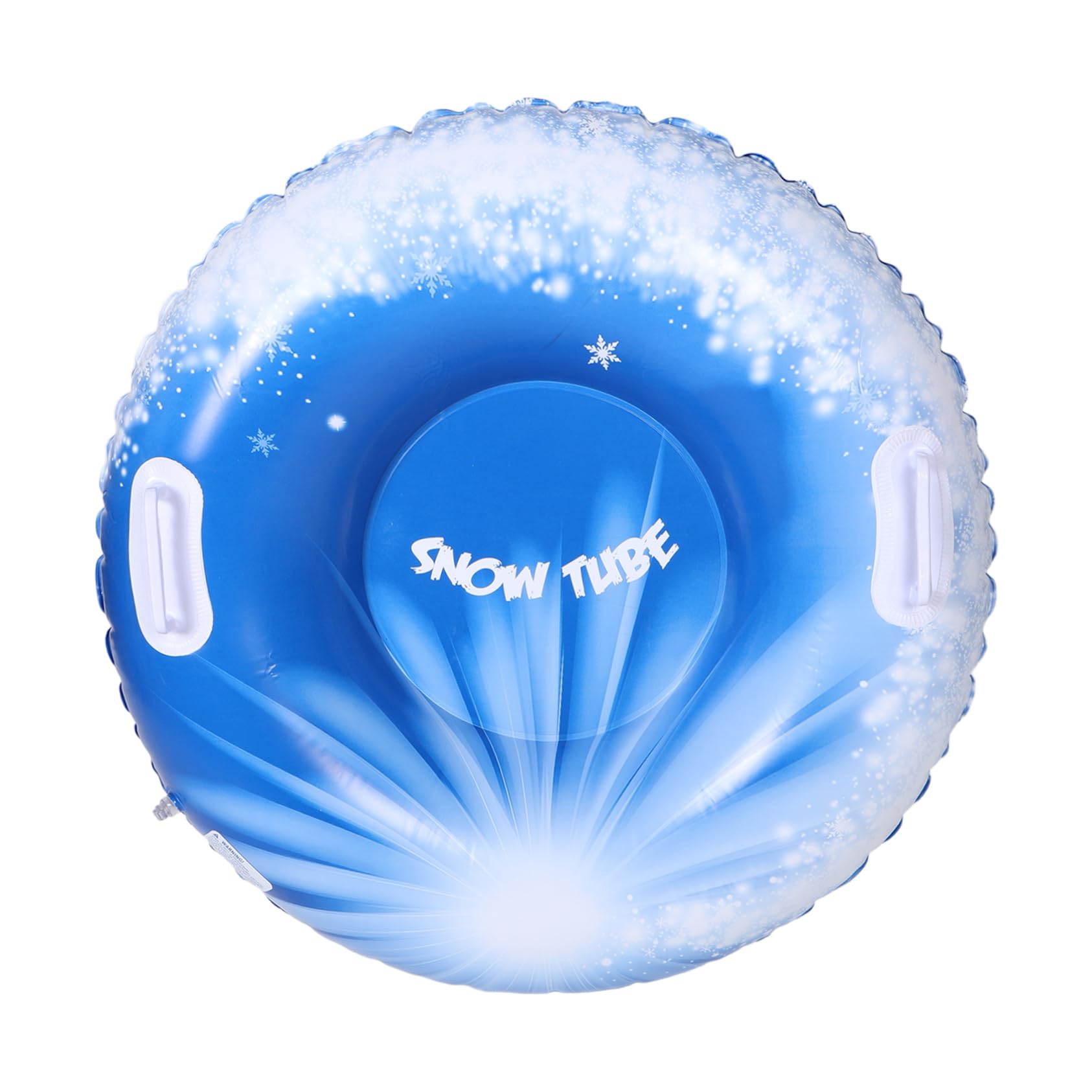 KOMBIUDA Snow Tube for Kids Winter Fun Inflatable Sledding Tire Teens Sled Easy Inflate Deflate