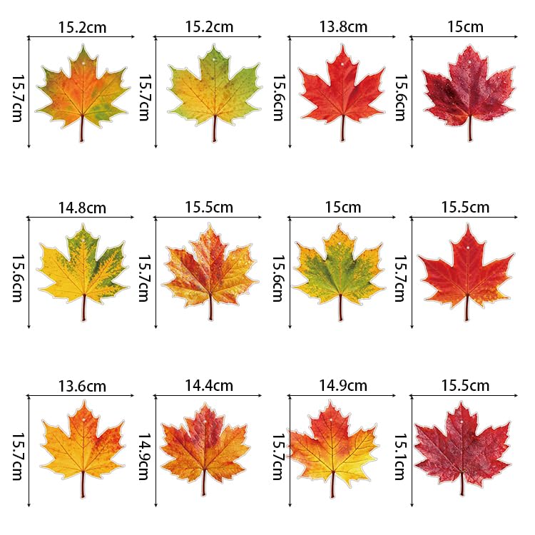 Image of 58PCS Fall Pumpkin Maple Leaf Hanging Swirls for Autumn Thanksgiving Party | Fall Hanging Decor Autumn Thanksgiving Party Ceiling Hanging Swirls for Home Office Autumn Thanksgiving Harvest Party Decor