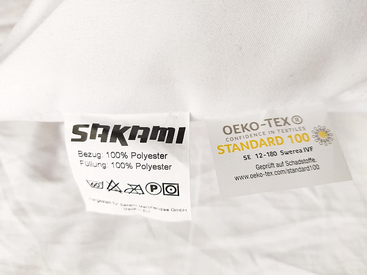 SAKAMI Premium Dakimakura Kissen 150 x 50 cm Seitenschläferkissen Innenkissen Schwangerschaftskissen
