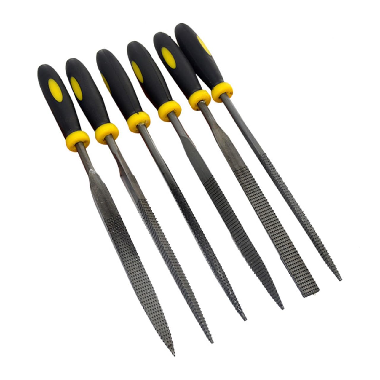 Veemoon Multi-function Woodworking Files Anti-slip Handles Rasp File Tool Set Perfect for Wood Leather Metals and Plastics