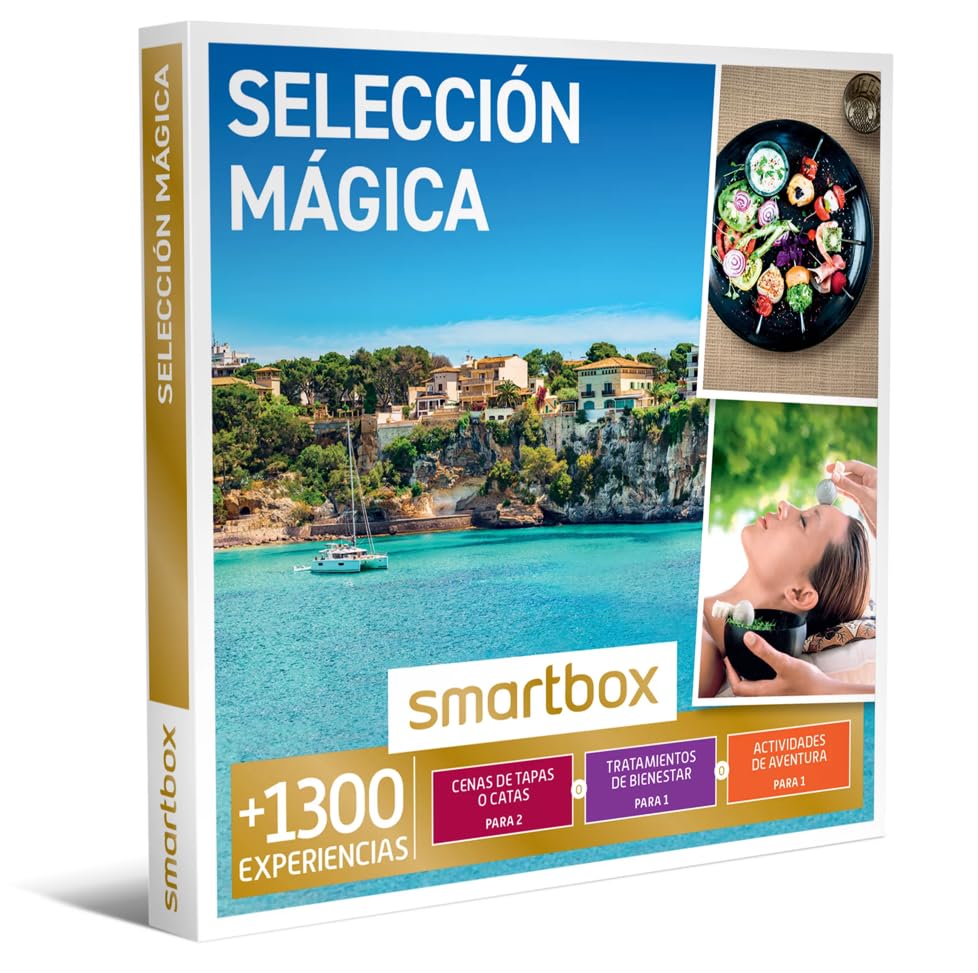 Smartbox - Caixa de presente seleção mágica - ideia de presente - 1 atividade de gastronomia, bem-estar ou aventura para 1 ou 2 pessoas