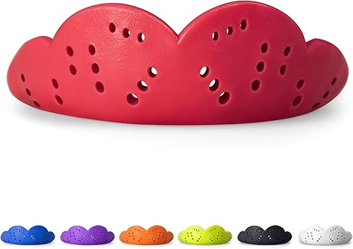 Miniatura 16 de SISU Protector bucal deportivo máximo de 0.094 in para fútbol, hockey, lacrosse, boxeo, ajuste personalizado para jóvenes/adultos