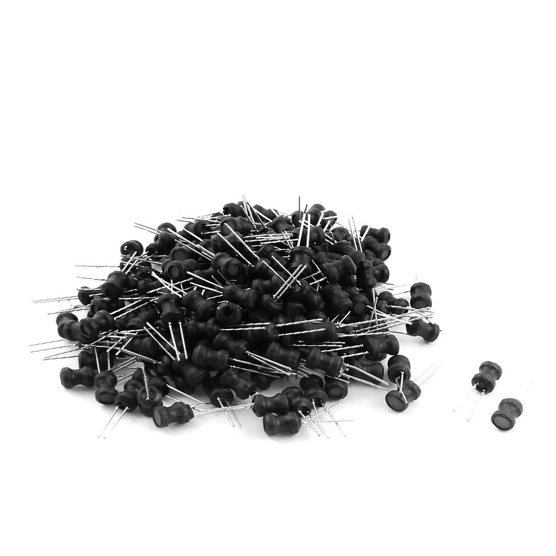 ESYEM 200Pcs Electric Component 181K 180uH 600mA 6x8mm 10% Radial Inductor(200Pcs elektrische Komponente 181K 180uH 600mA 6x8mm 10% radialer Induktor Inductor