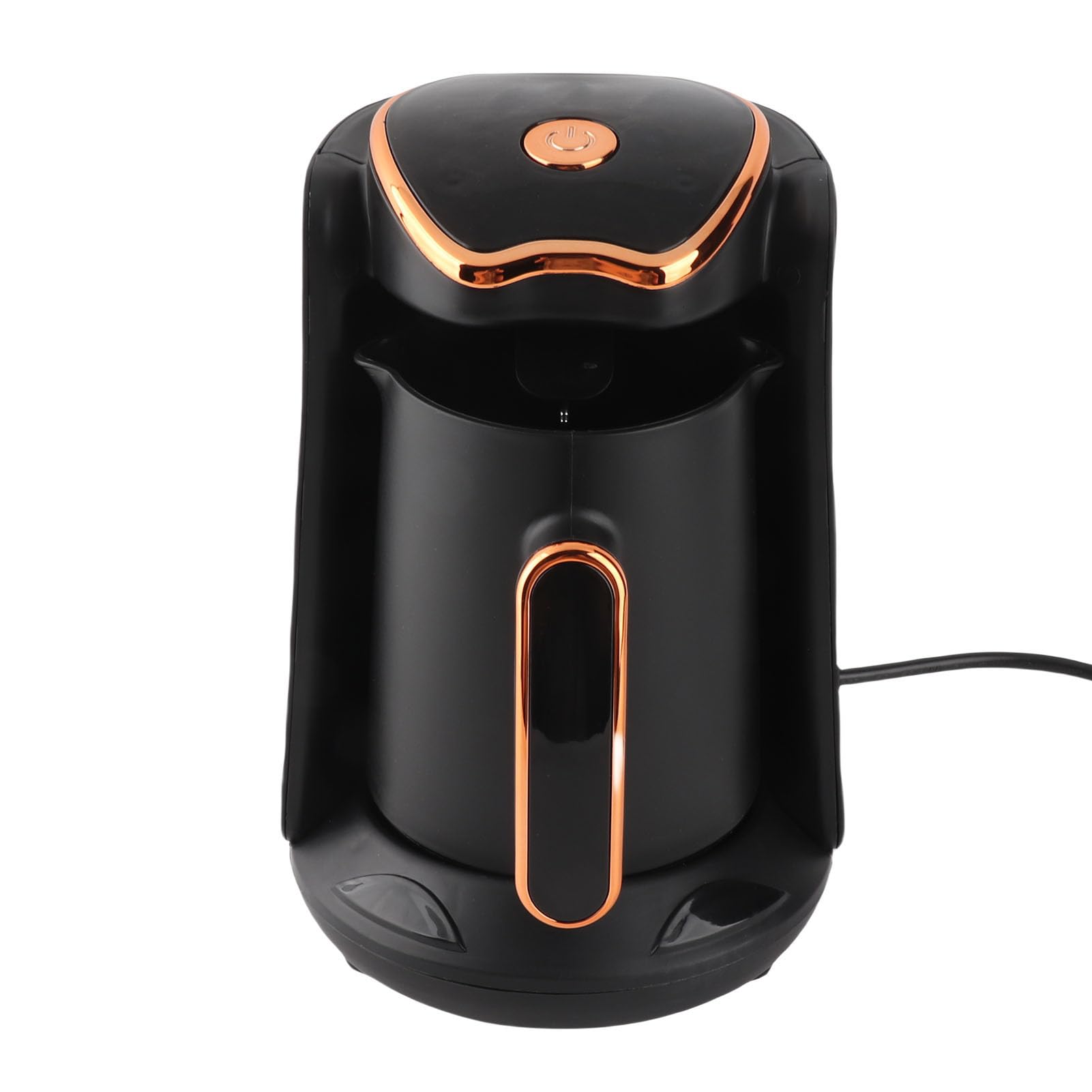 Türkische Kaffeemaschine, 600 W, 4 Tassen, Tragbare Kaffeemaschine mit Überlaufschutz und Akustischem Alarm, für den Heimgebrauch (EU-Stecker 220 V)