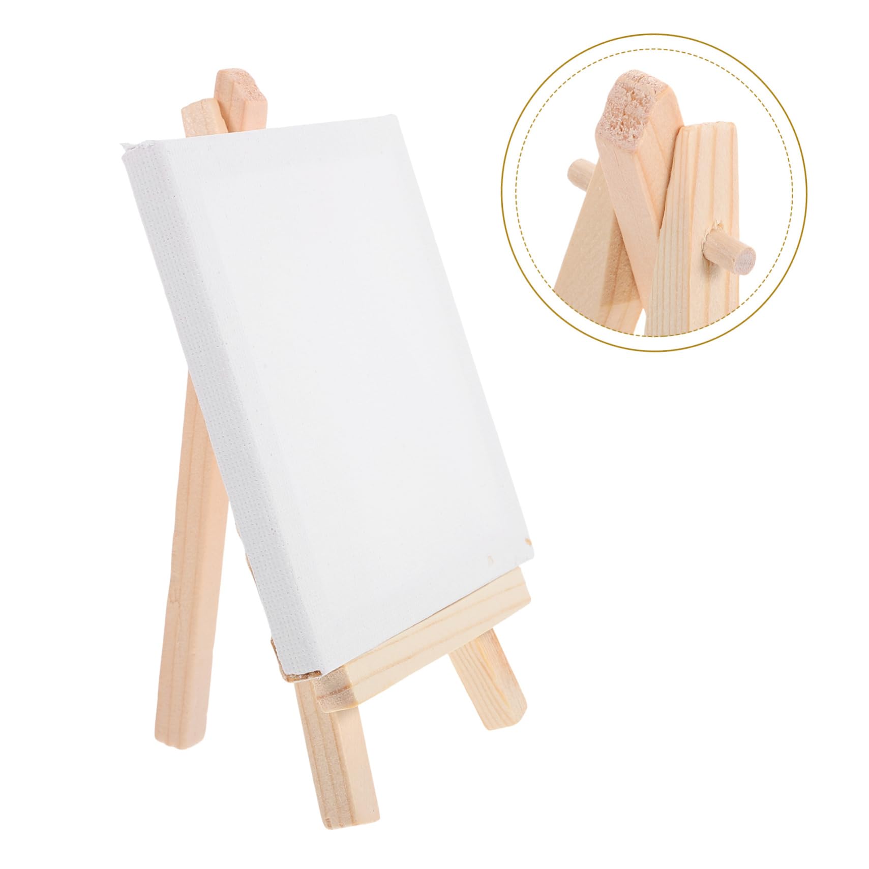 NUOBESTY 36piezas Caballetes Pequeños Decorativos Para Pintura Soportes Triangulares Para Manualidades y Proyectos De Arte Lienzos De Accesorios De Pintura Para Estudiantes De Arte