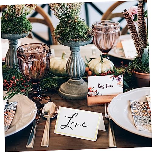 Zerodeko 100 Peças Cartões De Lugar De Mesa Cartões De Nome Cartões De Assento De Banquete Mesa Nume