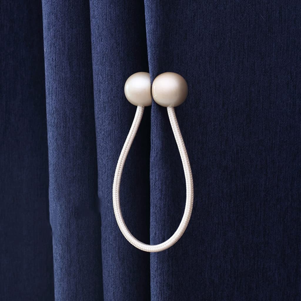Paquet de 2 embrasses de Rideaux magnétiques, Attaches de Rideaux magnétiques Clips de Boucle de Rideau décoratifs pour Rideau intérieur et extérieur