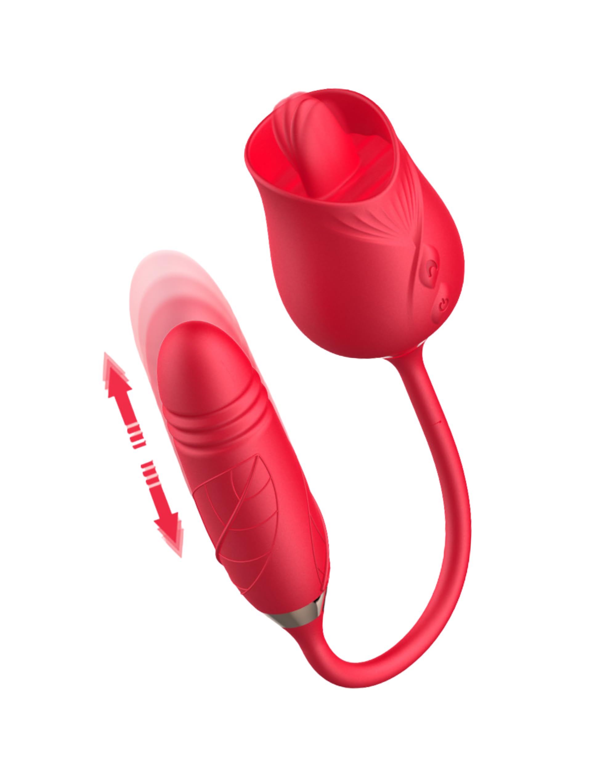 VIBRO Hide & Seek Rose PREMIUM Vibrator for Women Body-Safe Silicone  Waterproof | eBay