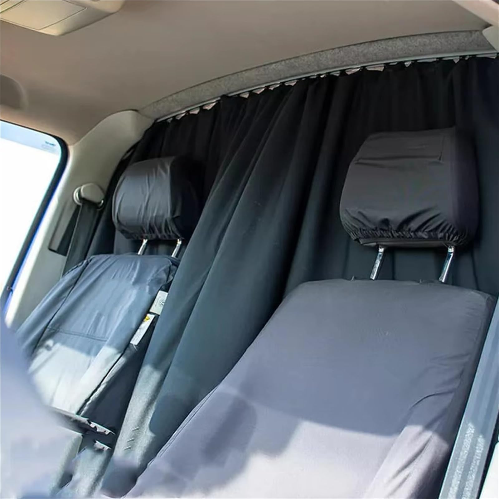Parasole per Auto per T5 T6 Tenda Divisoria per La Privacy della Cabina Anteriore Posteriore Camper Van Parasole E per(High Roof Size 185x100cm)