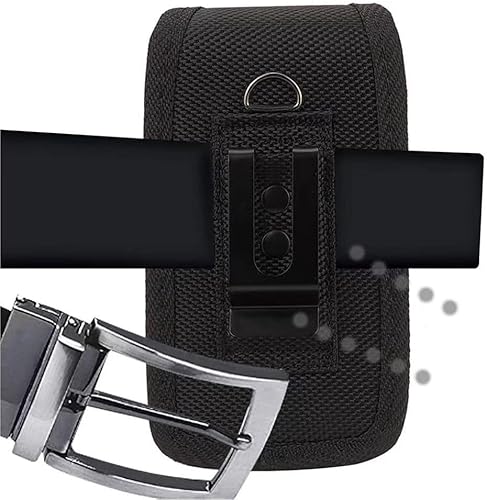 Miniatura 5 de Funda para teléfono con tapa, diseño de funda con clip para cinturón, cierre magnético, tela Oxford, funda elástica para teléfono para Alcatel Go