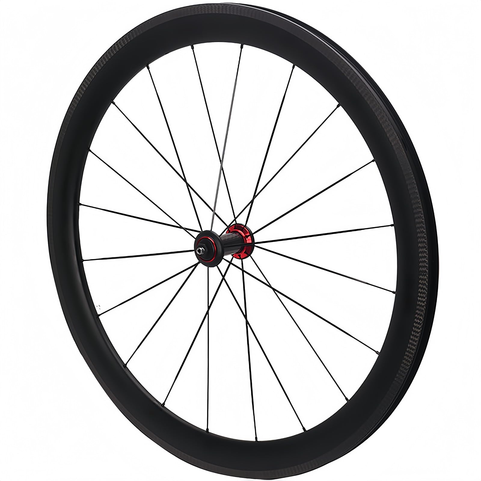 Rennrad Laufrder Kaufen 700C 50mm Carbon Laufradsatz  23mm Breite,  Drahtreifen, Rennrad, 12K Matt