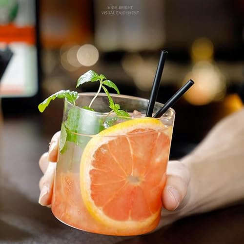 Miniatura 5 de 500 popotes desechables negros, popote recto de 5.12 pulgadas, 0.16 pulgadas de diámetro, para cocina, bar, club, bebidas, leche, refrescos,