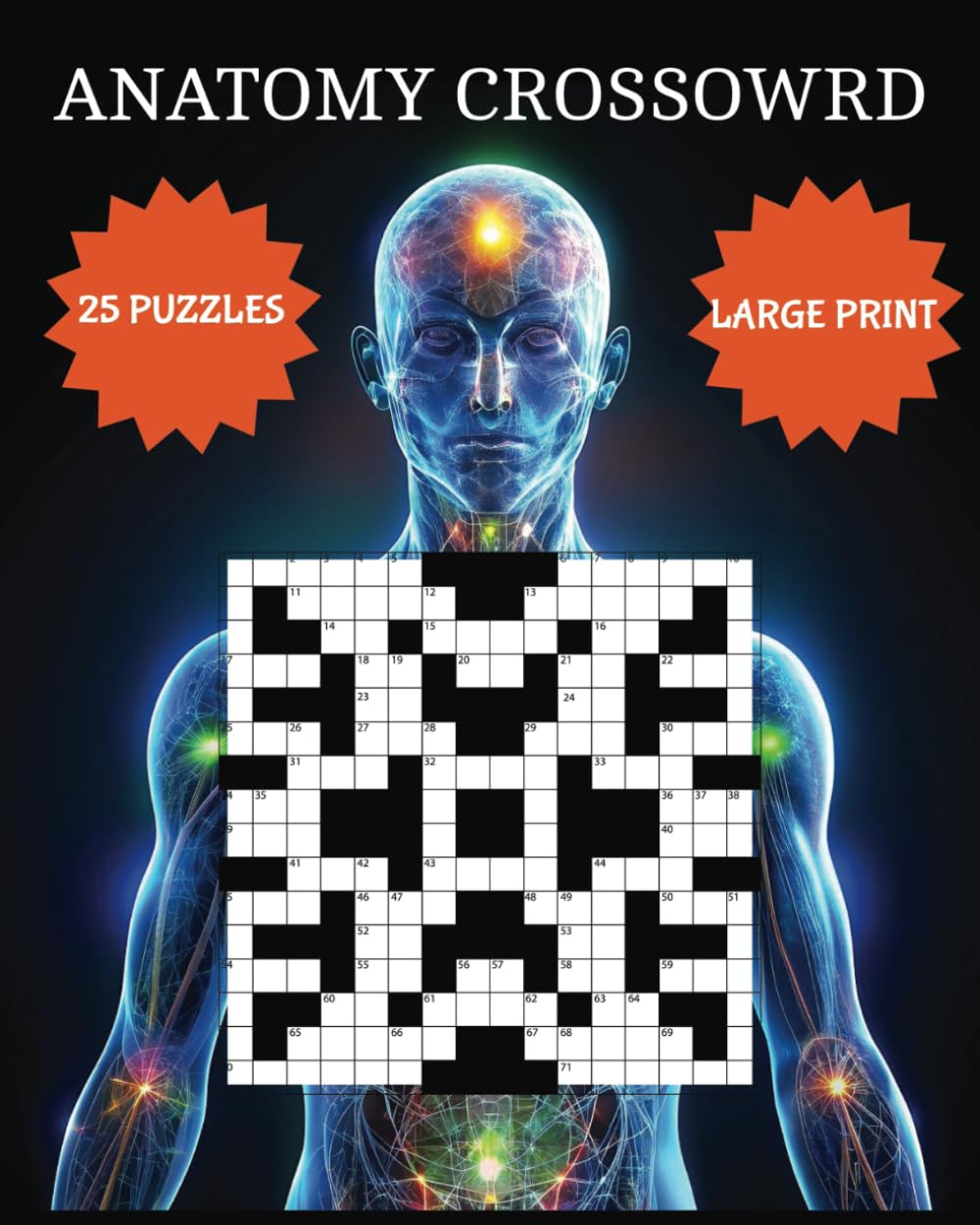 Anatomy Crossword Book: A Fun and Educational Anatomy Themed Word Puzzle
