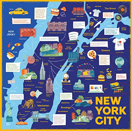 Hardie Grant New York City Map 500 Piece Puzzle #TOP1