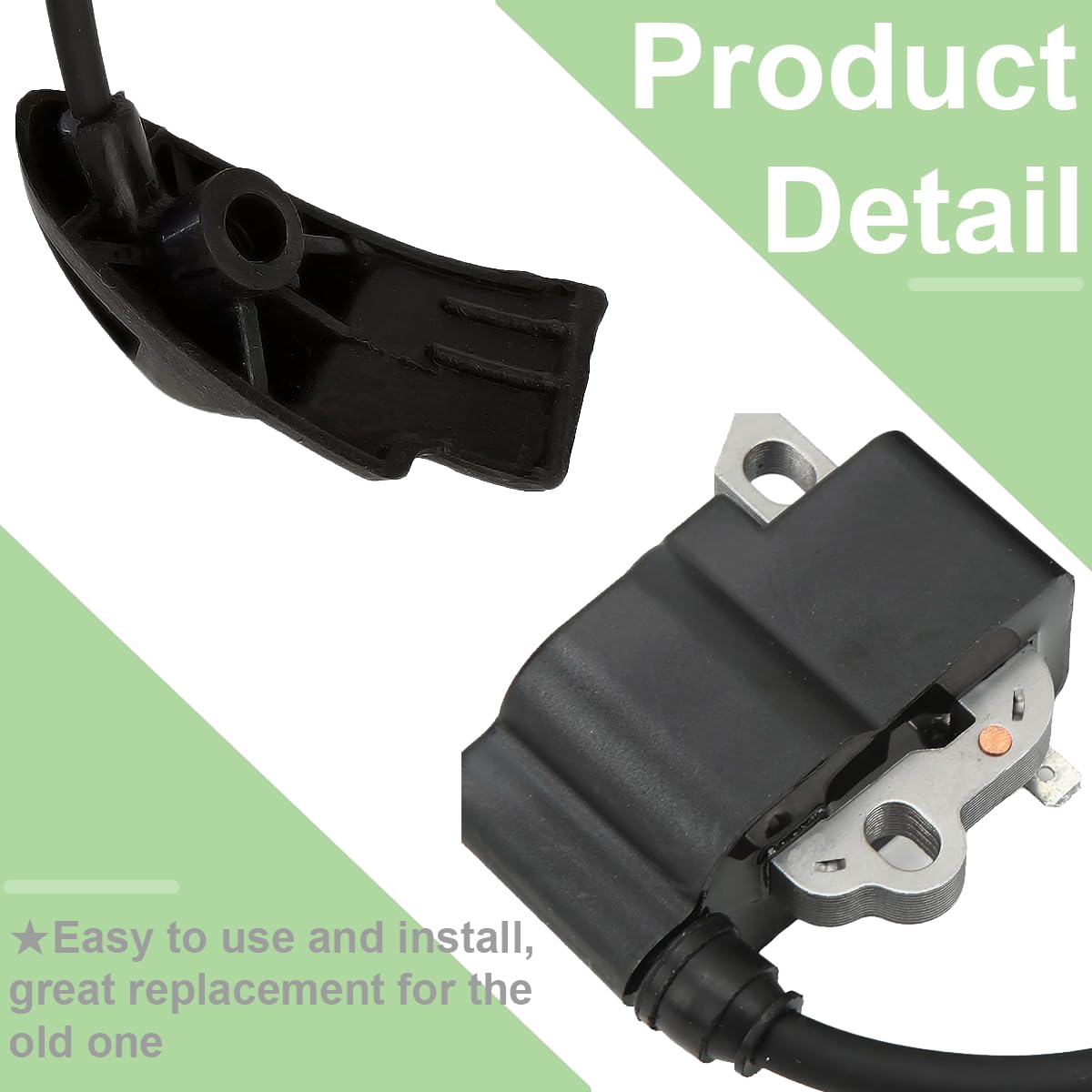ZAMDOE Module de Bobine d'allumage pour Stihl BG56 BG86 BG86C SH86 SH56 SH56C souffleur de Feuilles, remplace 4241 400 1307, 4241 400 1306, 4241 1306 B, 4241-400-1320, avec Bougie d'allumage