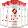 Hepato Burn Capsules – HepatoBurn Advanced Formula All Natural Supplement Maximum Strength 5 Pack - 300 Capsules