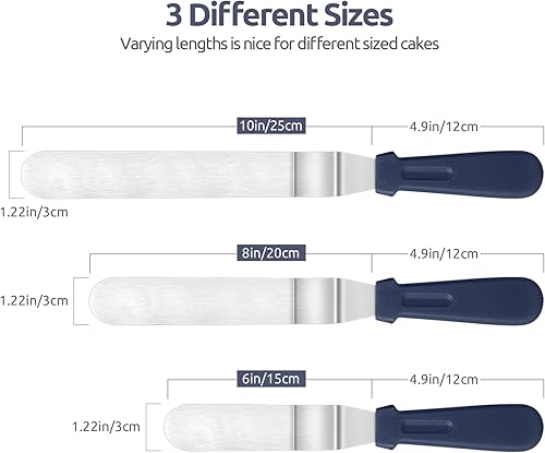 Vista 38 de Set de espátulas U-Taste de glaseado con ángulo inclinado Negro