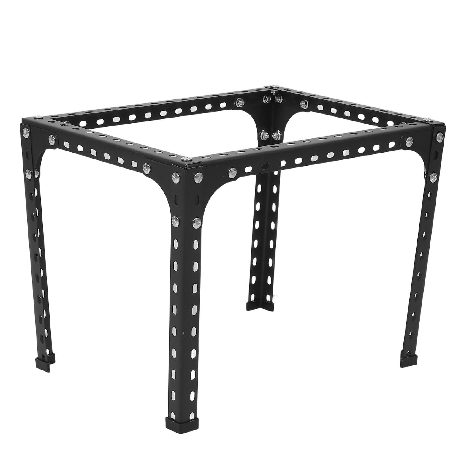 Soporte para Mejorar de Hierro Pájaros Negro para 40x30x30cm Jaula Bordes Redondeados Estabilidad y Ahorrar Espacio en Balcones y Superficies