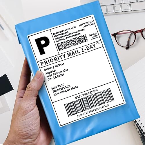 Miniatura 7 de POLYSELLS 100 sobres de envío de polietileno azules de 6 x 9 pulgadas, sellado adhesivo fuerte, impermeables y resistentes a desgarros para ropa,