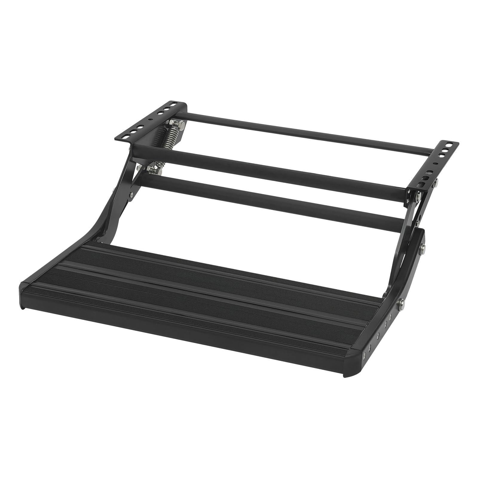 Manuelle Trittstufe RV Step, Einziehbare Wohnmobil Treppe, Faltbar Wohnmobile Stufen, 200 kg Tragkraft, Aluminiumlegierung Wohnwagen Treppe, RV Schritt für Camper Van Reiseanhänger Caravan