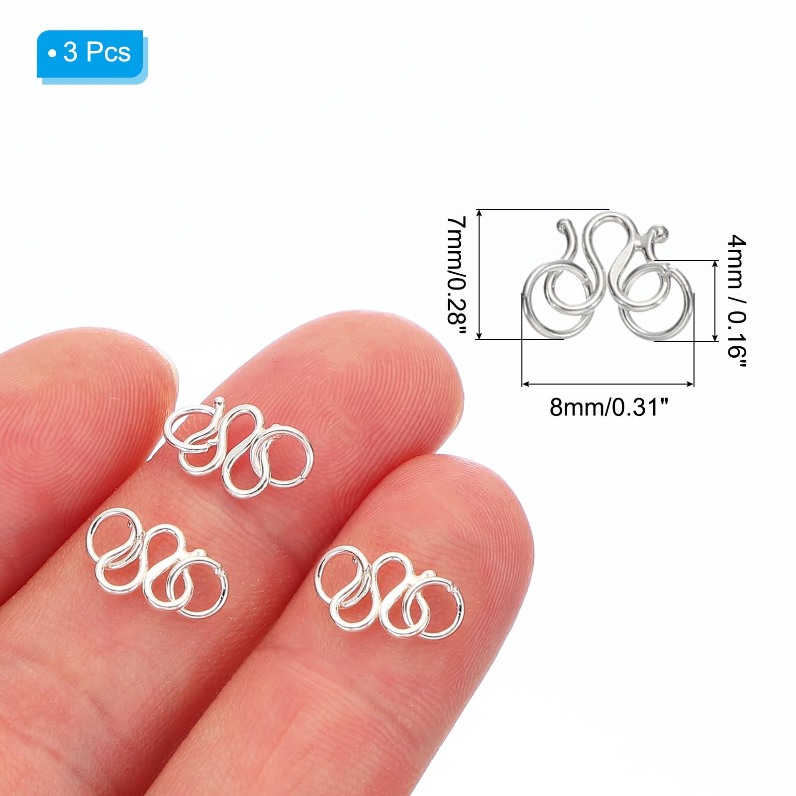 PATIKIL Heart Shaped Toggle with T Bar - Image 2