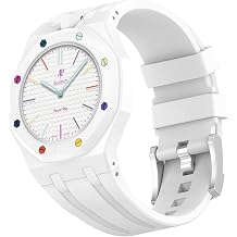 FTRONGRT Strap Compatible with Swatch Royal Pop, Comfortable Soft Silicone Watch Replacement Wristband.