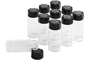 10Ml Glass Spice Jars - Essential Kitchen Storage Solution