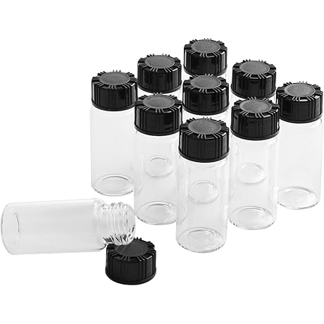 10Ml Glass Spice Jars - Essential Kitchen Storage Solution