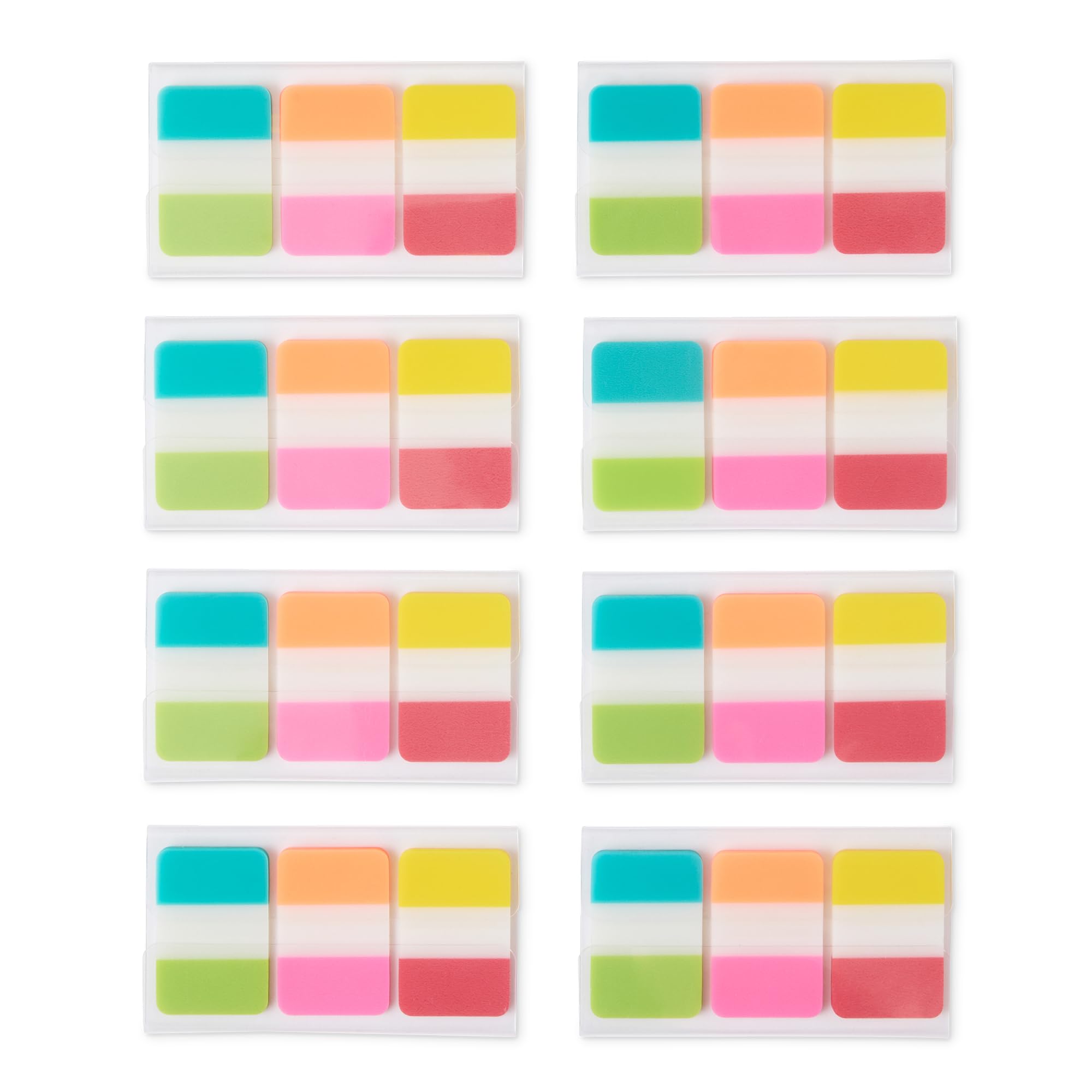 Amazon Basics Sticky Tabs, Self-Adhesive Page Markers, Colorful Book Tabs, Sticky Notes, Writable Index Tabs, Annotation Tabs for Reading Notes, Files, Office, 480 Assorted Pack, 2.5 cm Wide