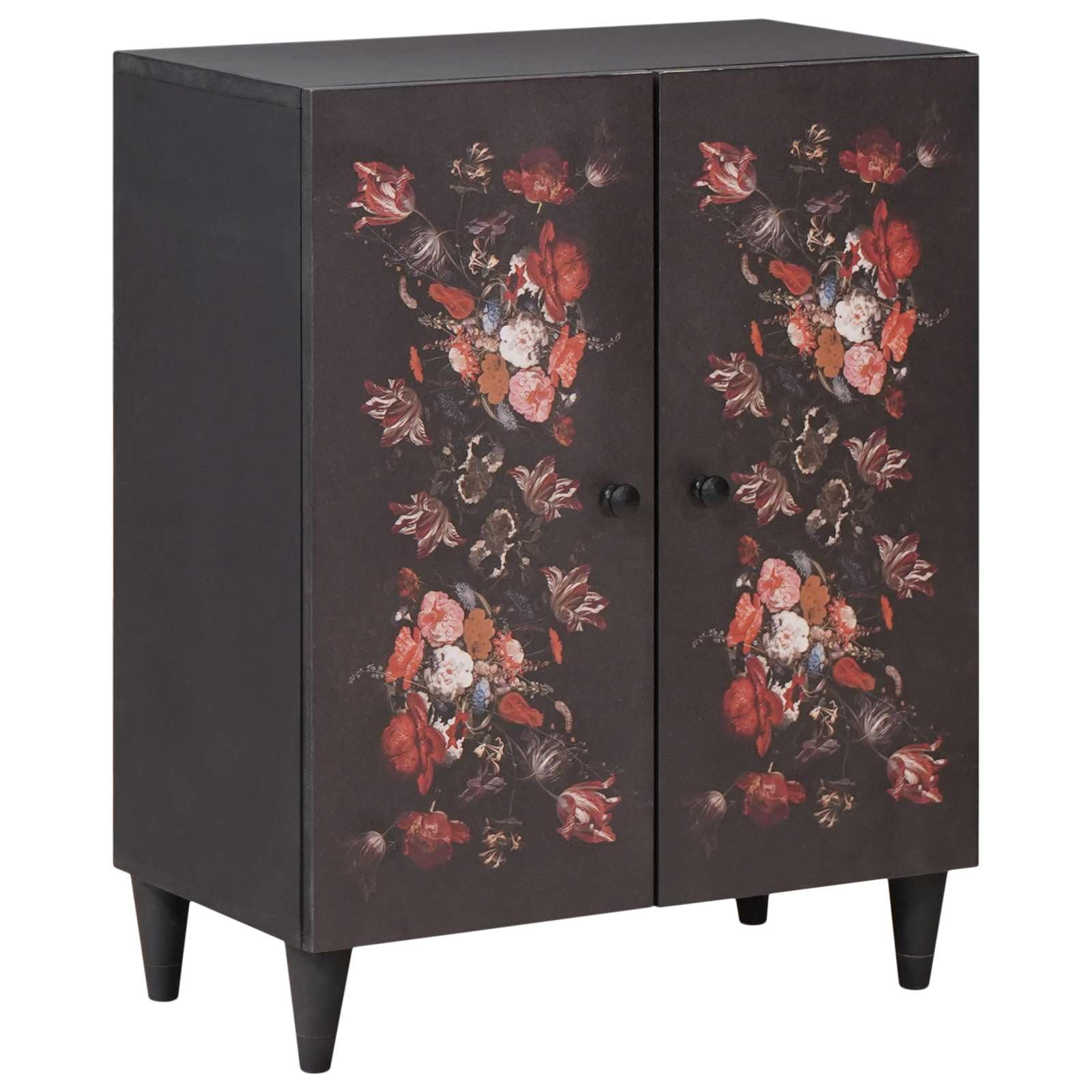 Szafka wielokolorowa z drewna mango 60 x 33,5 x 75 cm