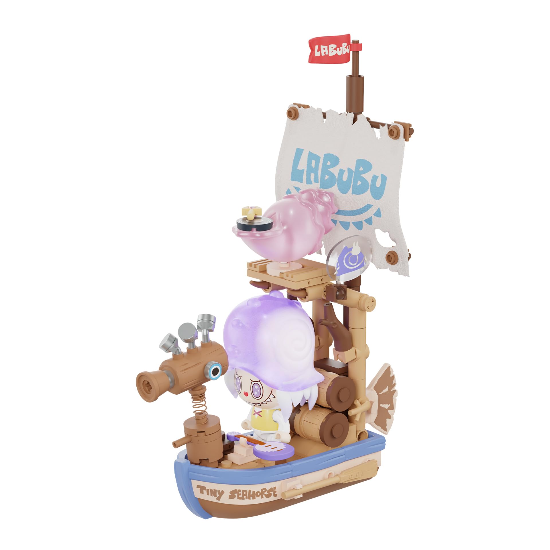 Amazon.com: POP MART THE Monsters Chasing Mermaids Series Blocks