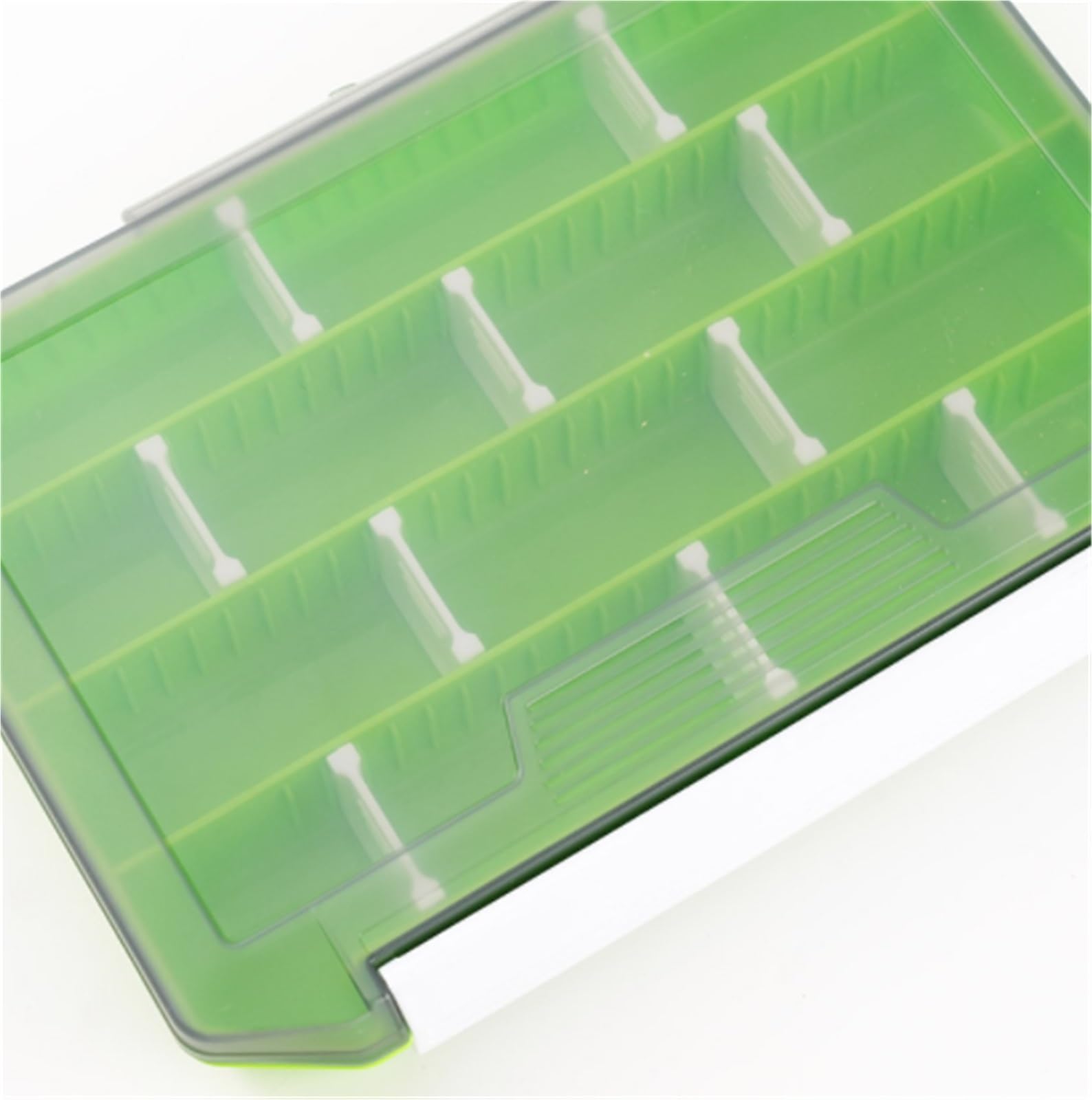 Caja de Almacenamiento de Aparejos Caja De Aparejos Organizador Almacenamiento Con Asa Contenedores Herramientas Fishing Tackle Box