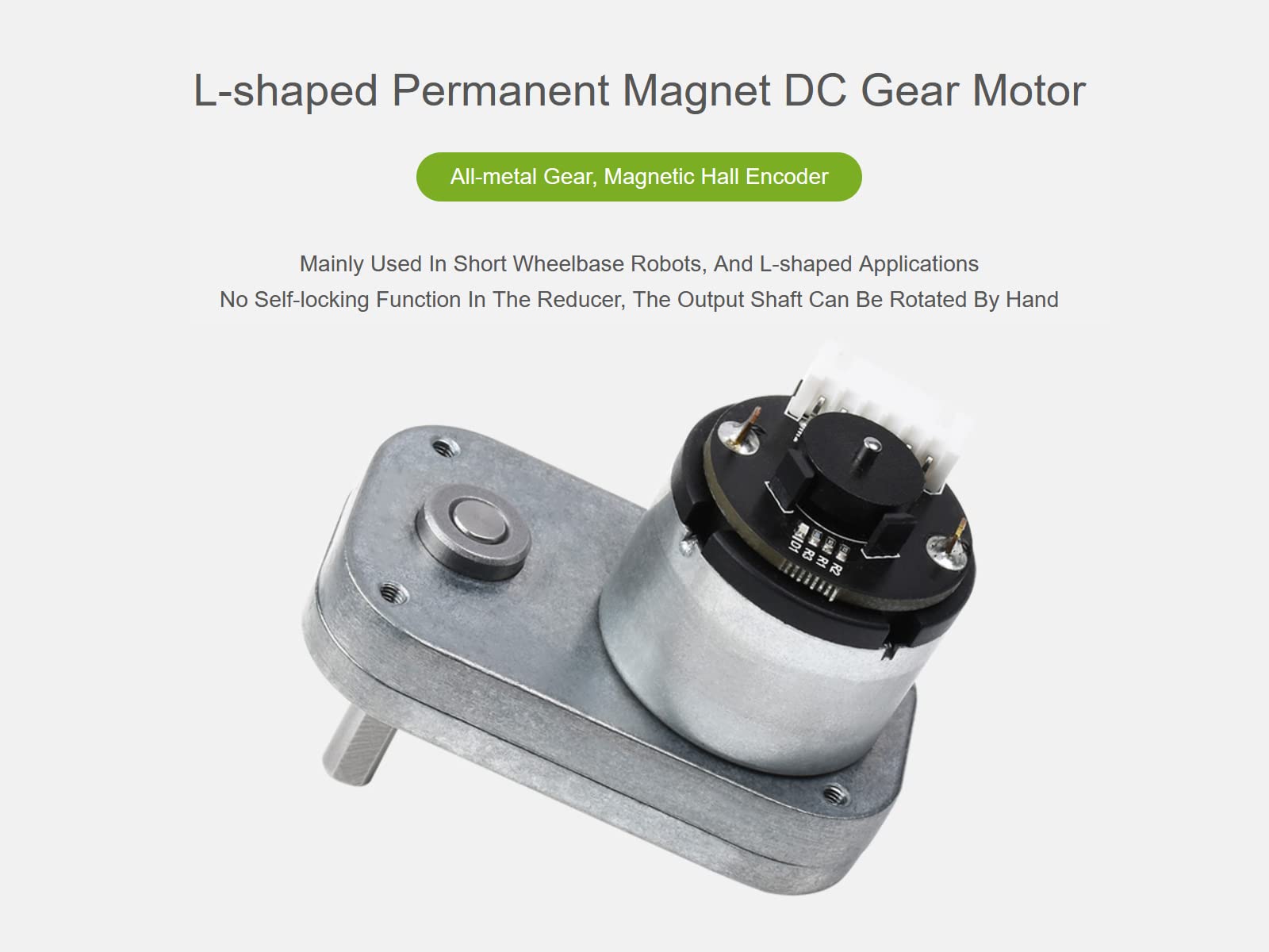 Amazon.com: DC 12V Permanent Magnet DC Gear Motor L-Shaped All