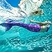 Fin Fun Mermaidens - Mermaid Tails for Swimming for Girls and Kids with Monofin, 6 Asian Magenta