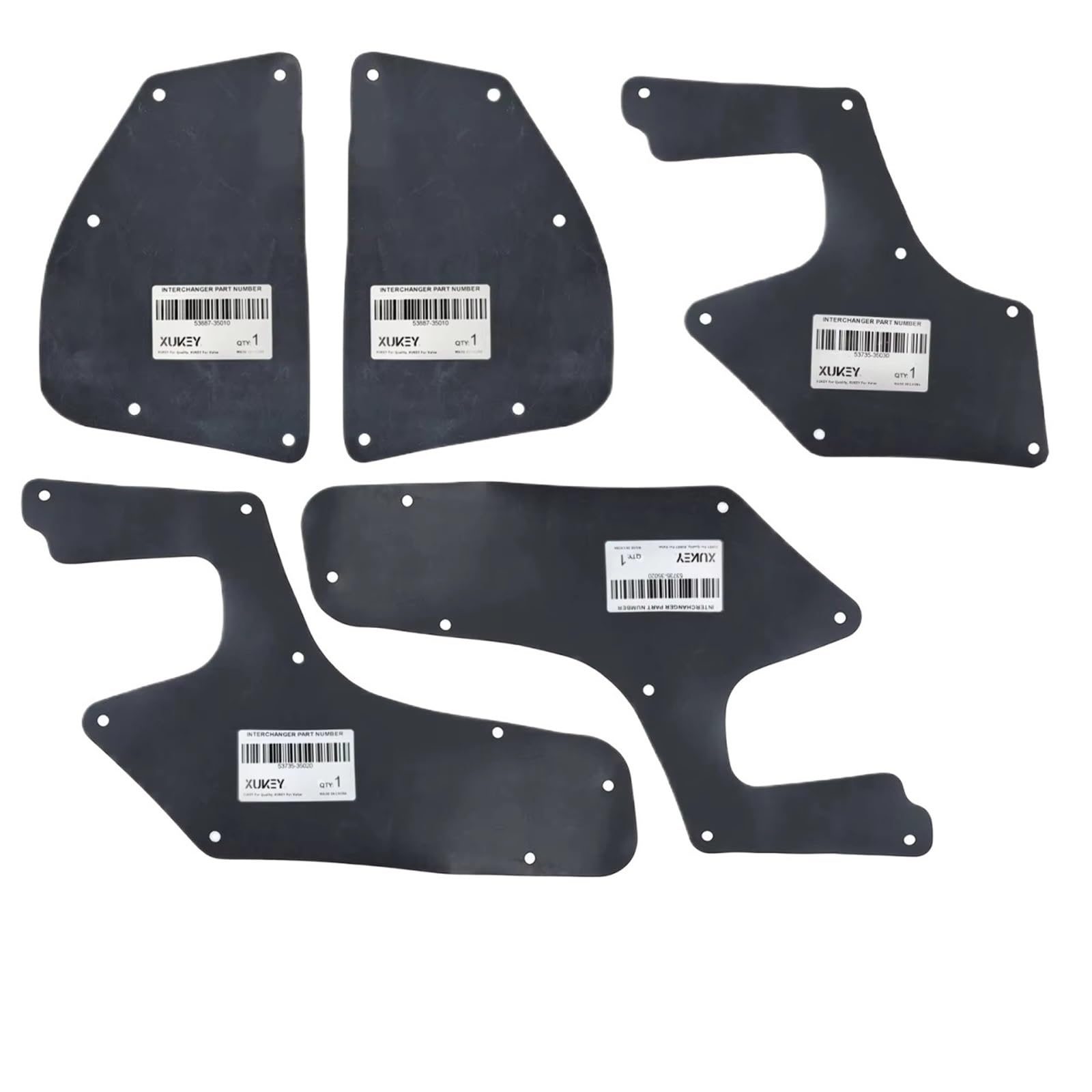 Guardabarros para coche Toyota 4Runner N180 y SW4 1996-2002 con kit de clips 7