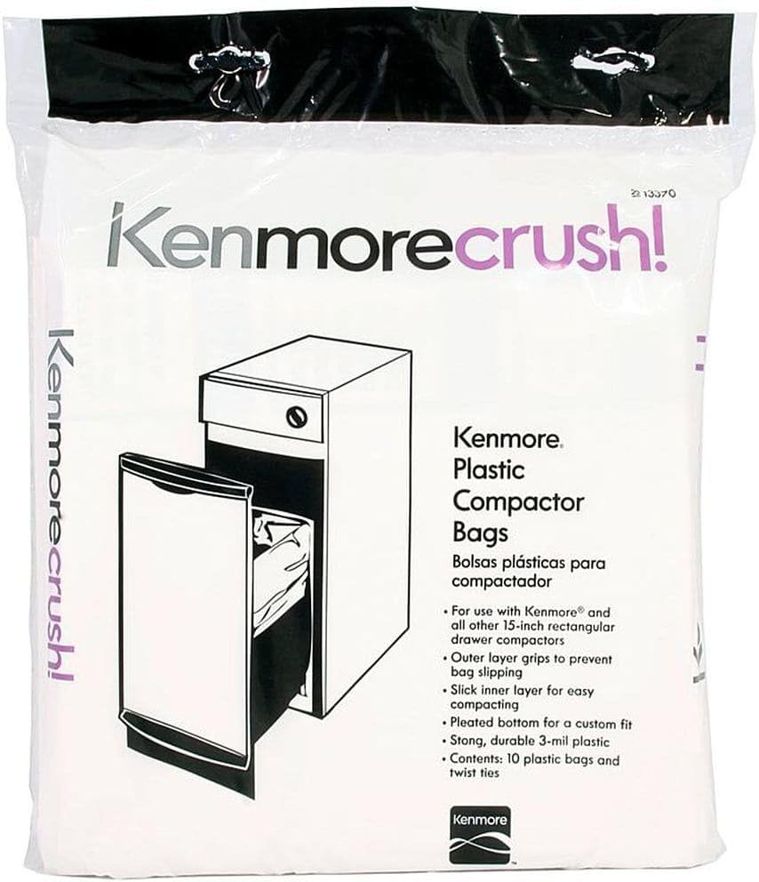 Kenmore 13370 Trash Compactor Bag, 10pack Genuine Original