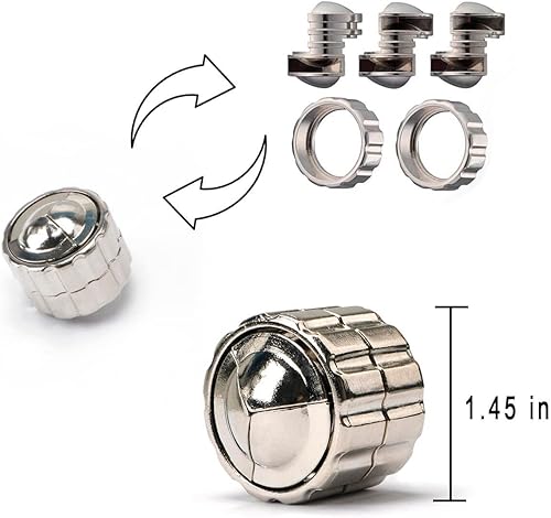 Miniatura 4 de MHY Rompecabezas de 3 piezas, rompecabezas de metal fundido, caja educativa IQ para adolescentes, rompecabezas 3D altamente difíciles para adultos