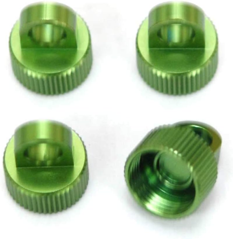 STA80035G Aluminum Shock Caps for The Axial Wraith, Green (4-Pieces)