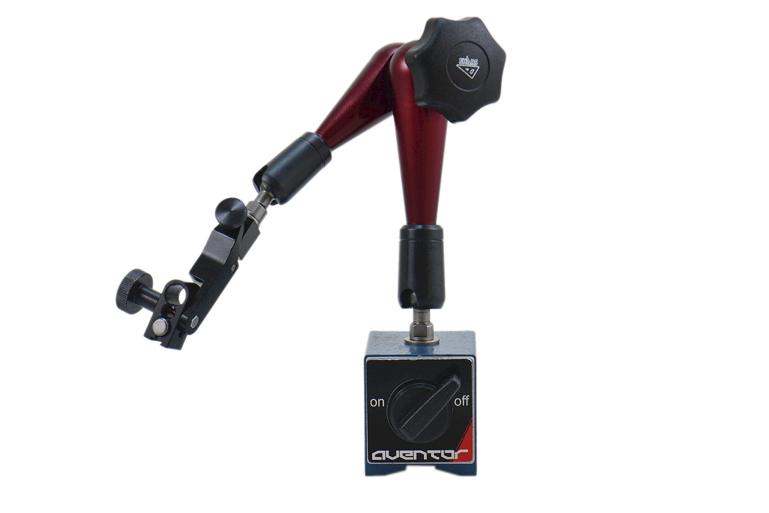 Aventor 176 Lbs Magnetic Base w/Speed-Set Fine Adjustment with Articulating Arm for Dial & Test Indicator 202-7937 P]