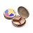 Serfeymi Small Pill Box - 3 Compartments Portable Pill Box for Purse Pocket, Compact Mini Travel Pill Case - Suitable for Medicine, Vitamin, Fish Oil, Supplements - White(Color)