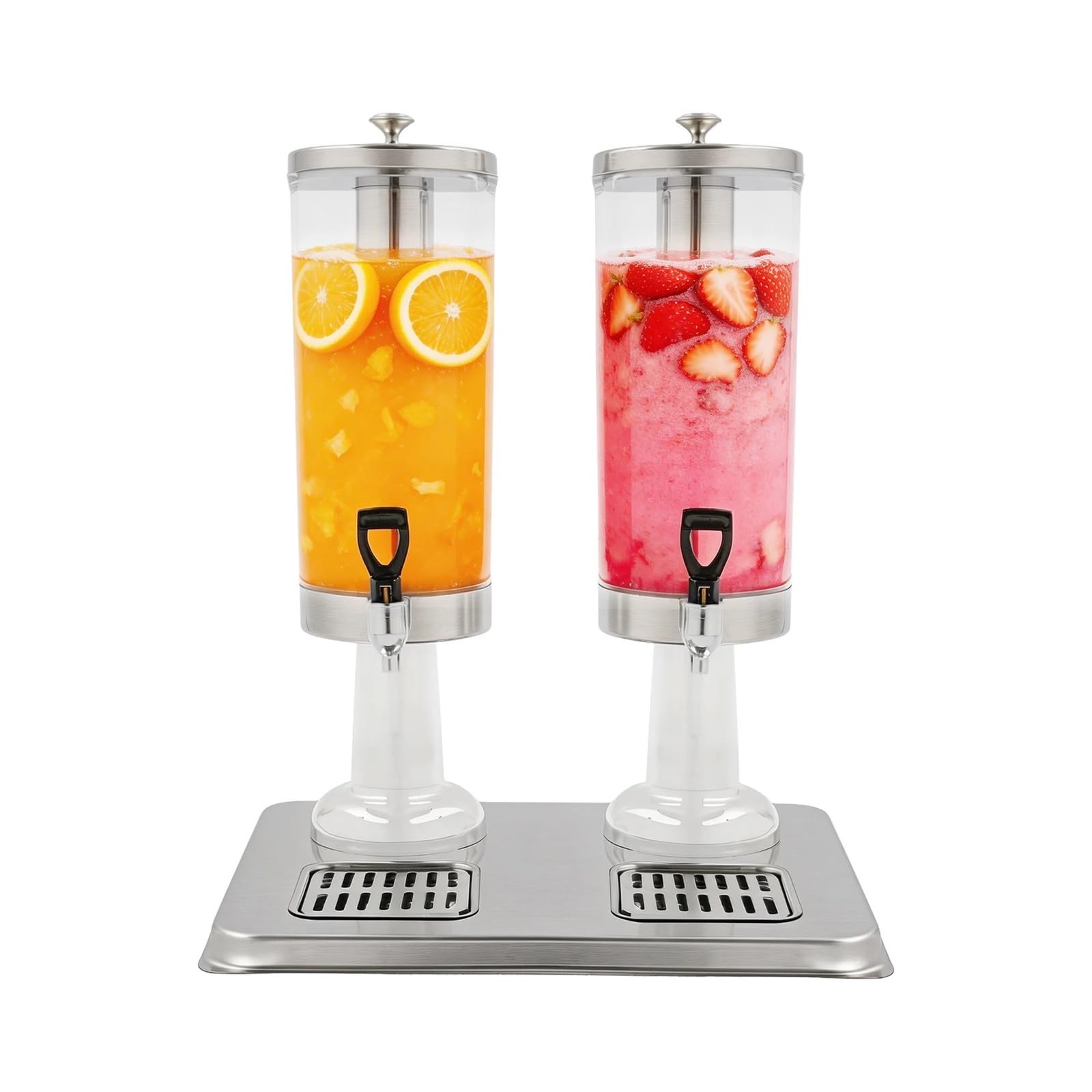 Distributeur De Boisson Avec Robinet Distributeur de boissons en acier inoxydable 1,59Gal