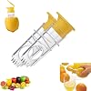 Lemon Squeezer 2025 New Screw Top Manual Citrus Juicer Portable Lemon Juicer With Lid Handheld Lemon Press Ideals For Cocktails Drinks And Cooking. 2 Pcs yellow