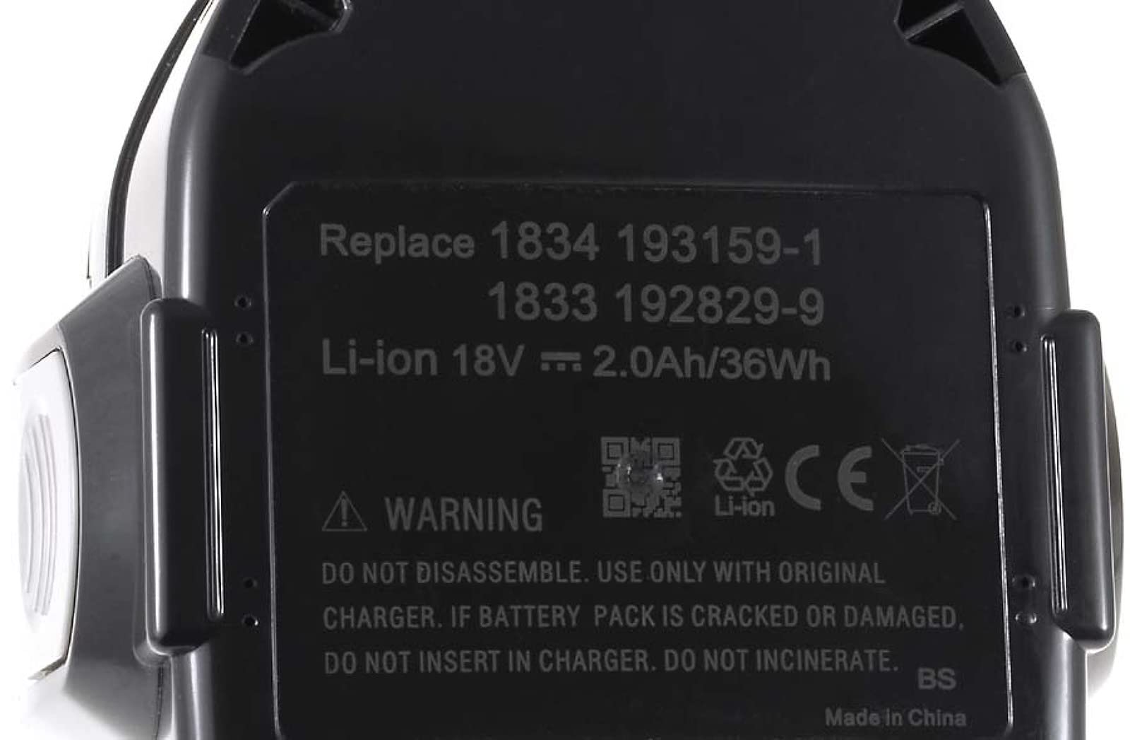 Batteria per Makita modello 1820 Li-Ion Caricabatteria inclusa, 18V, Li-Ion