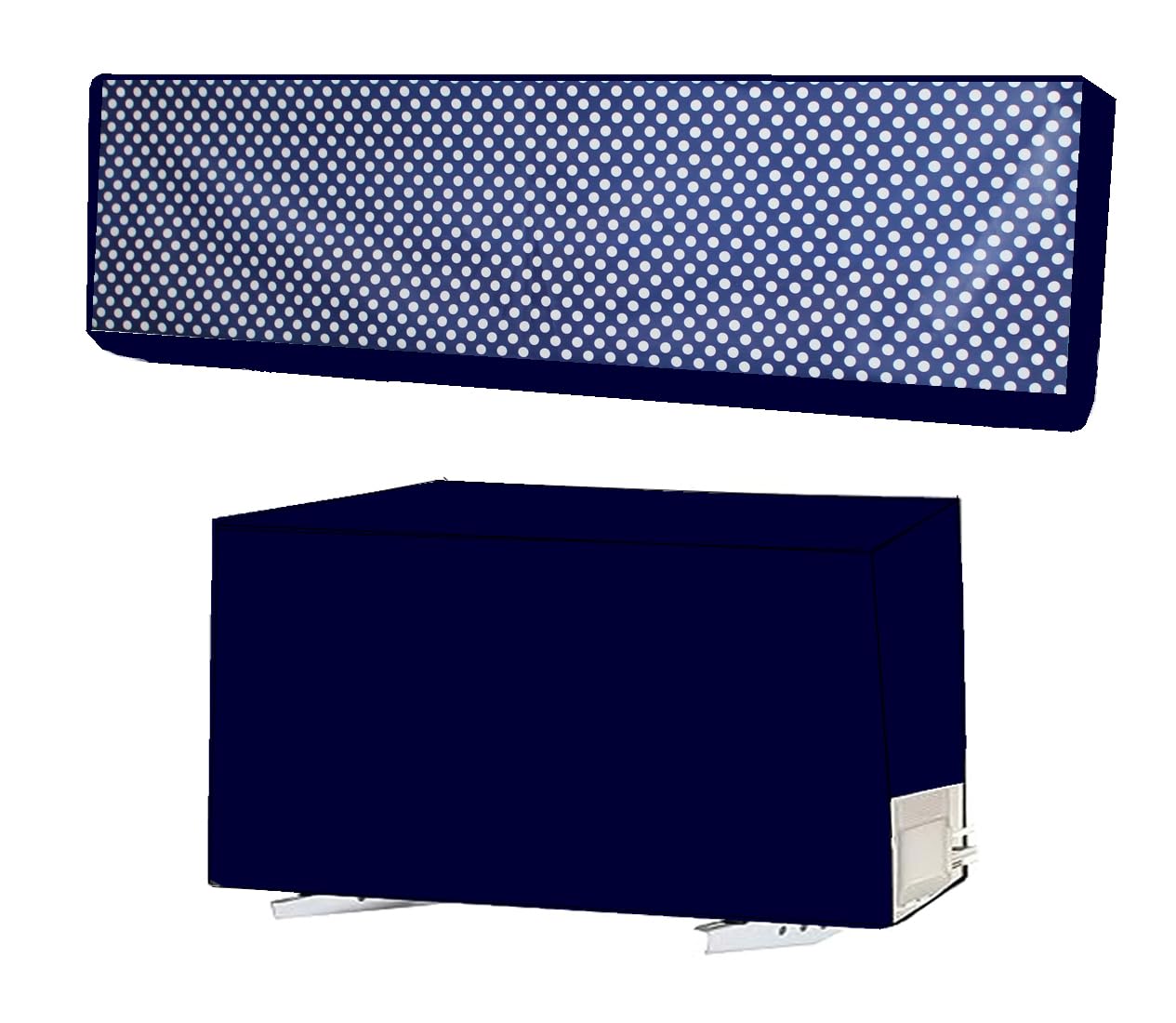 Lomania AC Cover Waterproof Set for 1.5 ton Capacity Indoor and Outdoor Unit, blue dot (B0CH6Y8P2F) Amazon Price History, Amazon Price Tracker