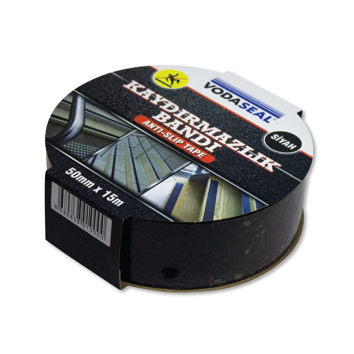 Vodaseal 53.01.010 Kaydırmaz Bant 50Mmx15Mt, Siyah